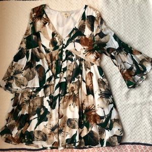 Entro Floral Dress Size Medium